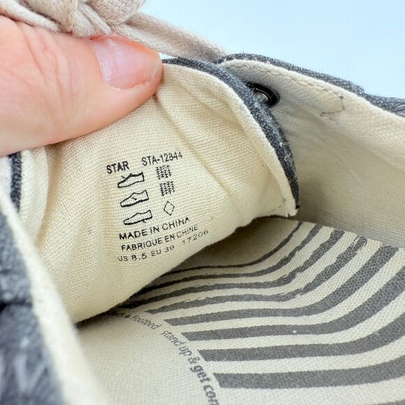 Taos Womens Star Washed Lace Up Canvas Comfort Sneakers casual shoes sz 8.5 - Picture 12 of 14